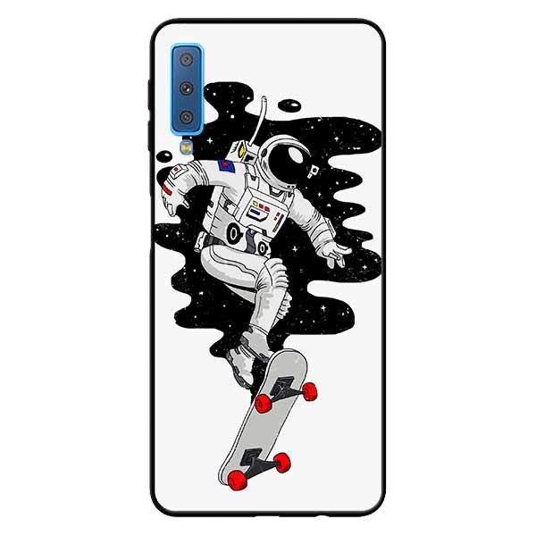 Ốp lưng in cho Samsung A7 - 2018 Phi Hành Gia Lướt Ván