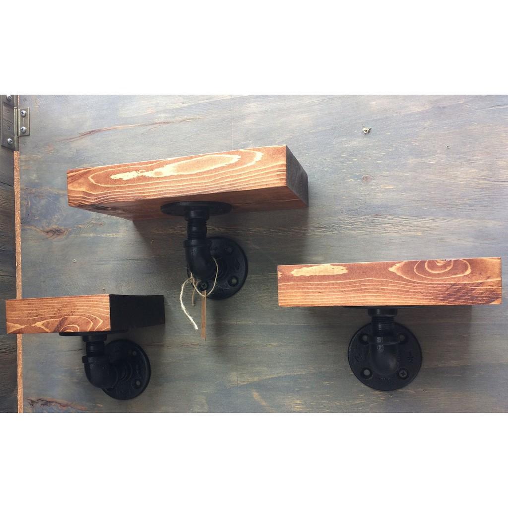 Bô kệ ống nước treo tường mini, kệ ống nước trang trí mini,để đồ trang trí phòng khách, căn hộ
