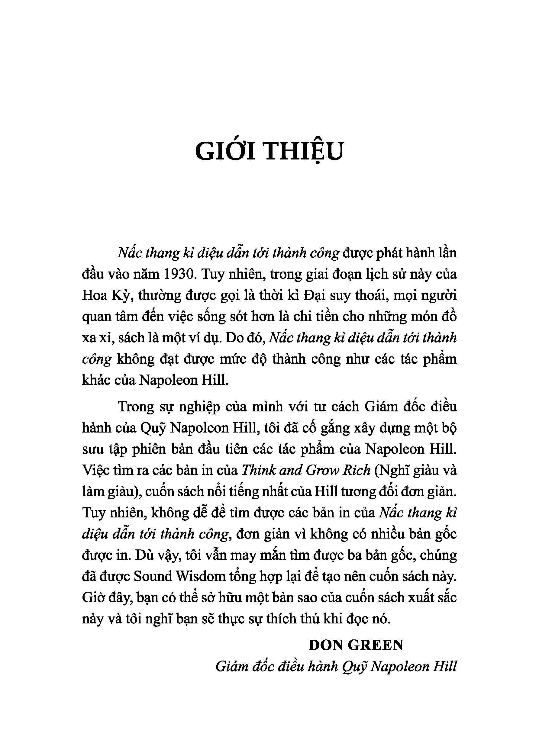 Nấc Thang Kì Diệu Dẫn Tới Thành Công