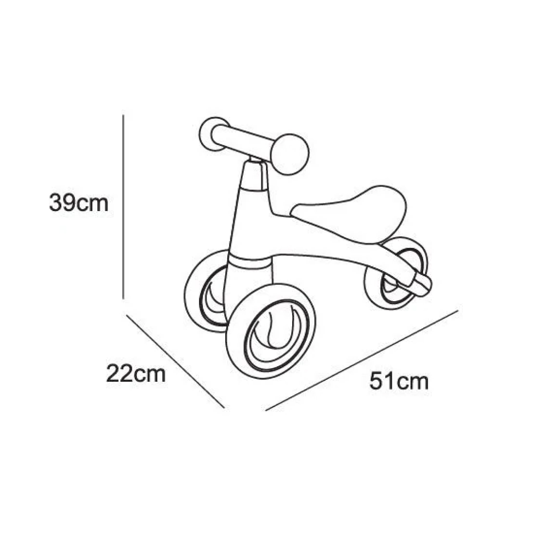 Xe chòi chân cao cấp cho bé 1-2-3 tuổi tập thăng bằng