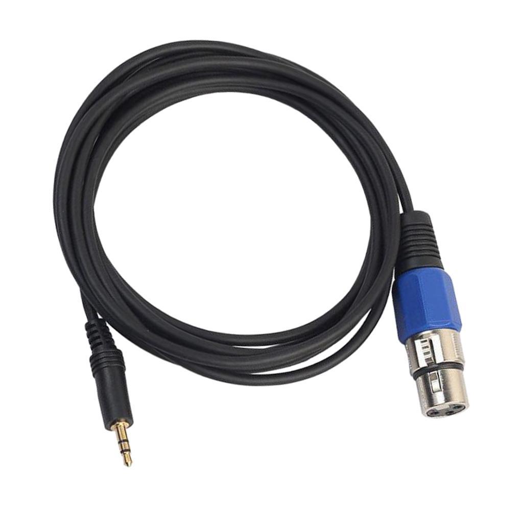1.5 m Male Plug 3.5mm  Audio Cable Mic Adapter to XLR Female for Speaker