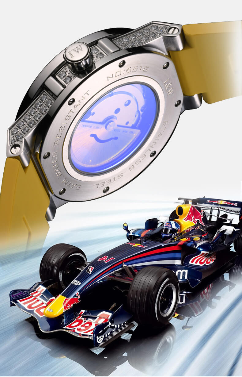 Đồng hồ nam chính hãng IW CARNIVAL IW661G-2 Kính sapphire ,chống xước,Chống nước ,Bảo hành 24 tháng,Máy cơ (Automatic),Dây cao su cao cấp,thiết kế thể thao
