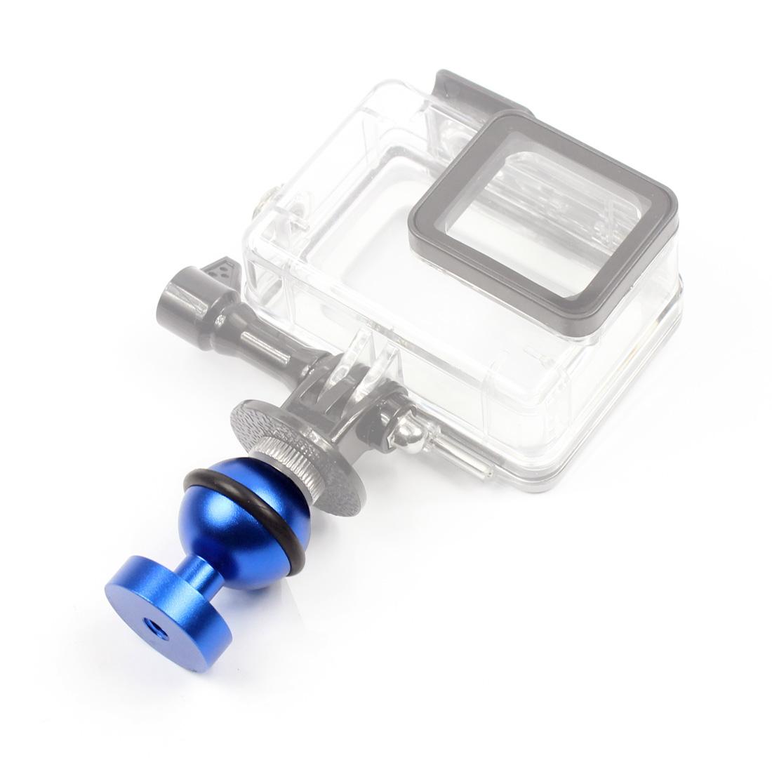 Nhôm hợp kim lặn đèn flash khung đèn chiếu sáng 1 inch 25 mm đầu bóng nóng cánh tay 1/4 3/8 gắn cho goPro dslr khay giàn dưới nước