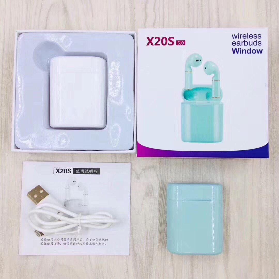 Tai Nghe Bluetooth 5.0 X20S Cảm Ứng Vân Tay, Chống Ồn Cao Cấp ( giao màu ngẫu nhiên) - Tặng Combo quà tặng đặc biệt