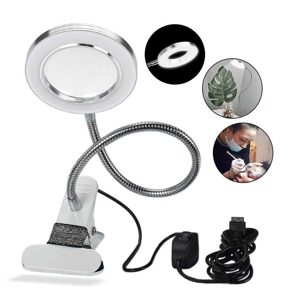 Portable LED Book Light,Portable Clip Lamp,USB Rechargeable 2 Way Brightness