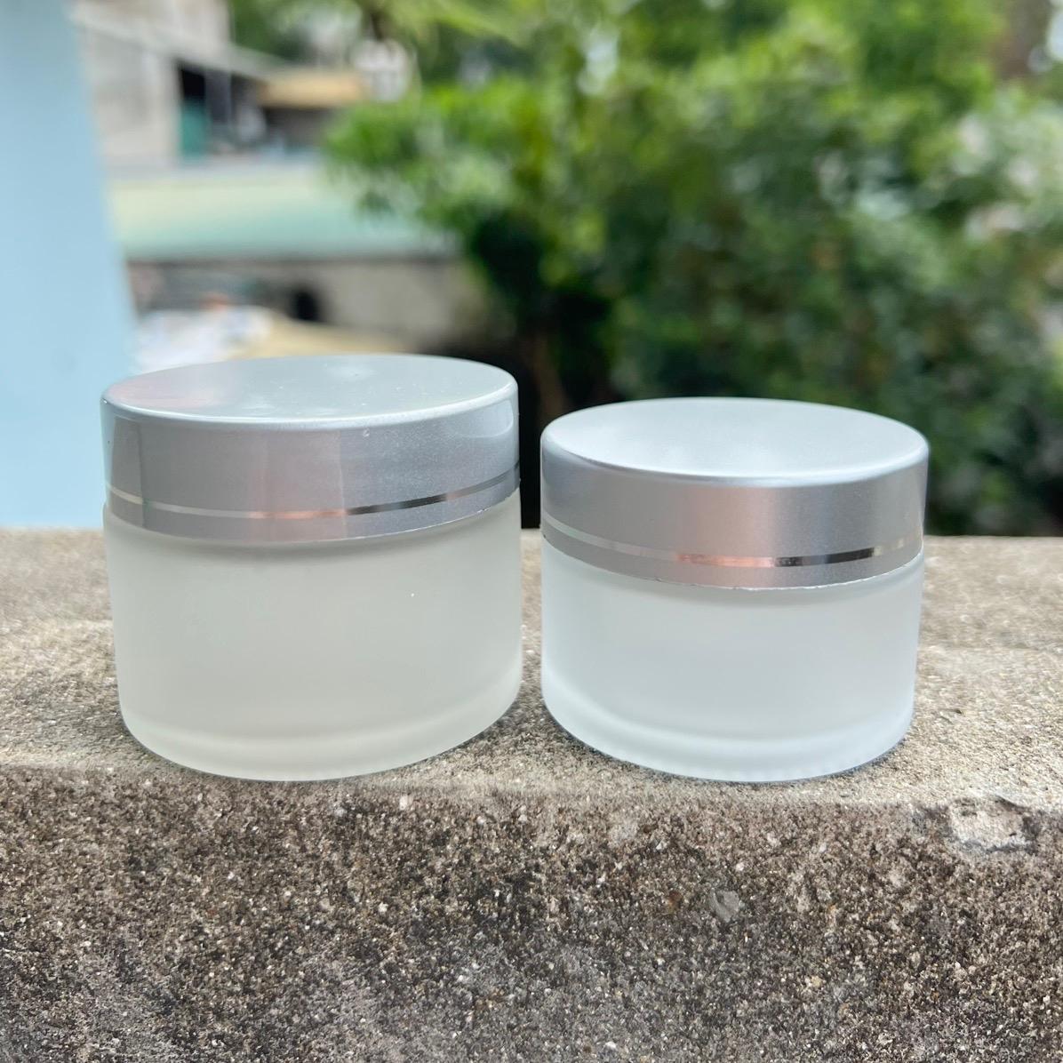 Hũ Thủy Tinh Chiết Mỹ Phẩm 2 Size 30ml 50ml Làm Nail Tiện Lợi, Hũ Đựng Lưu Huỳnh, Chiết kem, Hộp Đựng Kem Du Lịch An Toàn, Sang Trọng Cho Nàng