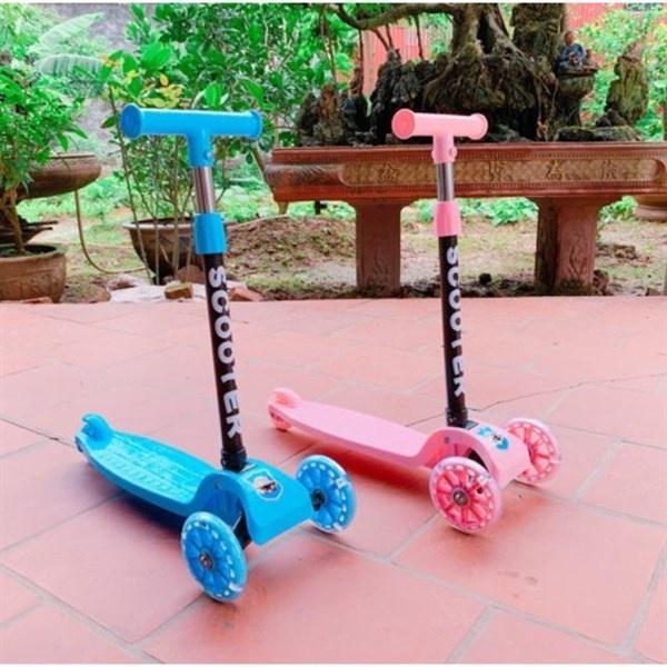 Xe trượt scooter 3 bánh phát sáng có thể gấp gọn