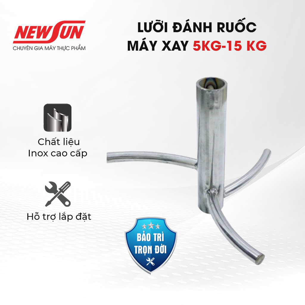 Lưỡi Đánh Ruốc Máy Xay 5-15 Kg