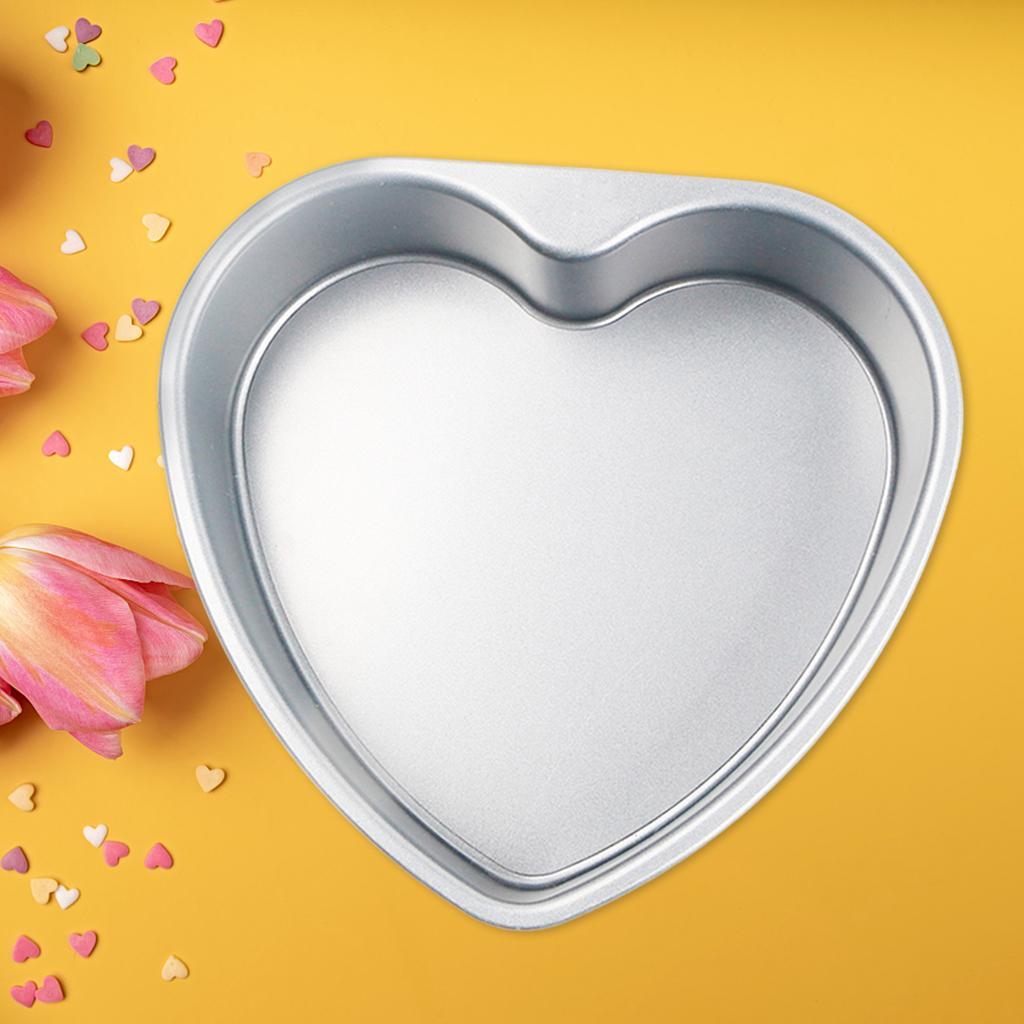 2x 6inch Chocolate Cake Pan Baking Mold Mould Silver DIY Baking Mold Tool