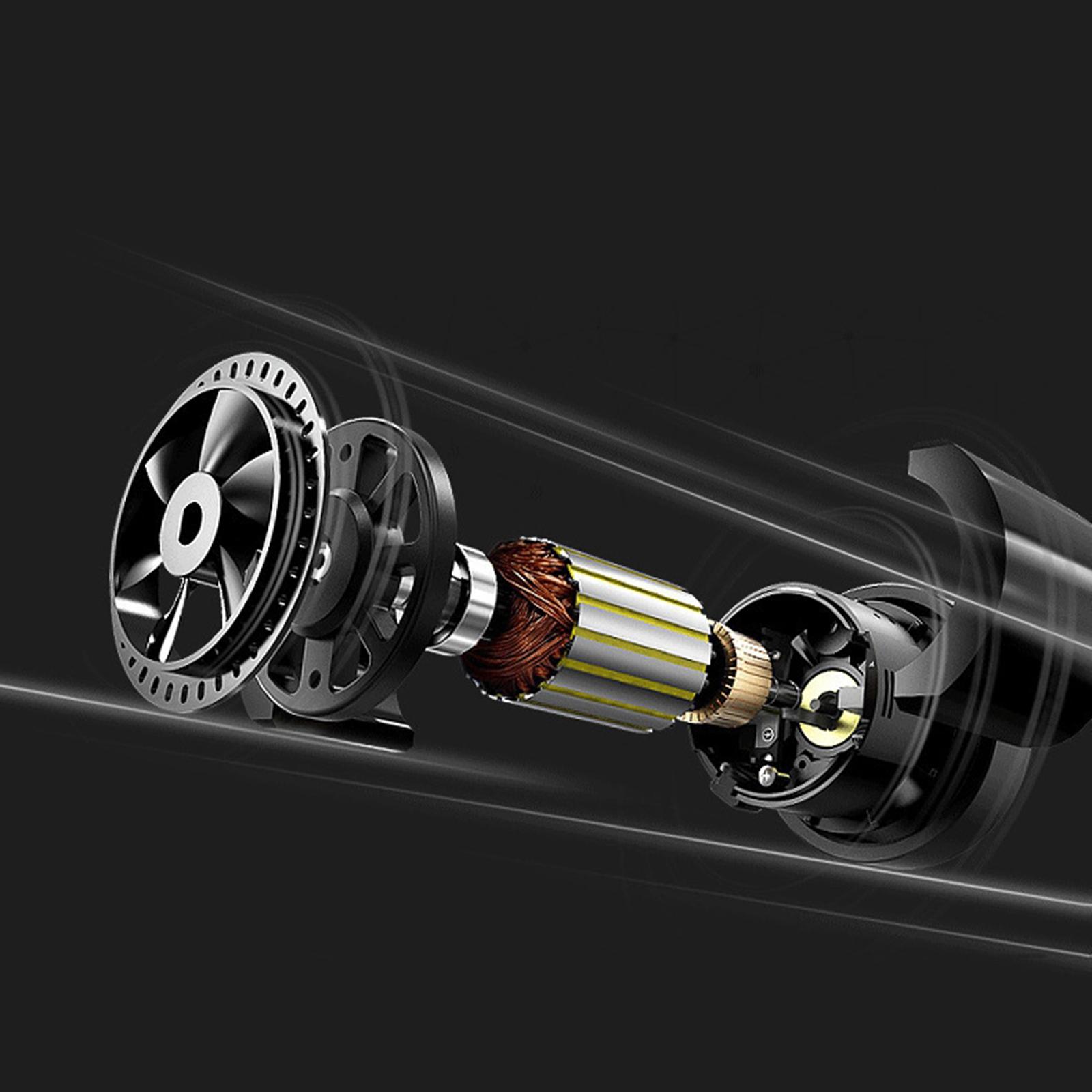 Portable Air Pump Car Electric Tire Inflator Compressor 19 Cylinder Pointer