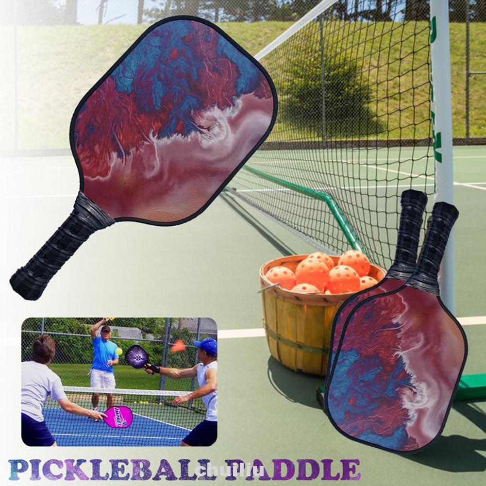 Vợt đánh bóng Pickleball bảo vệ cạnh đầy màu sắc thoải mái cho thể thao ngoài trời