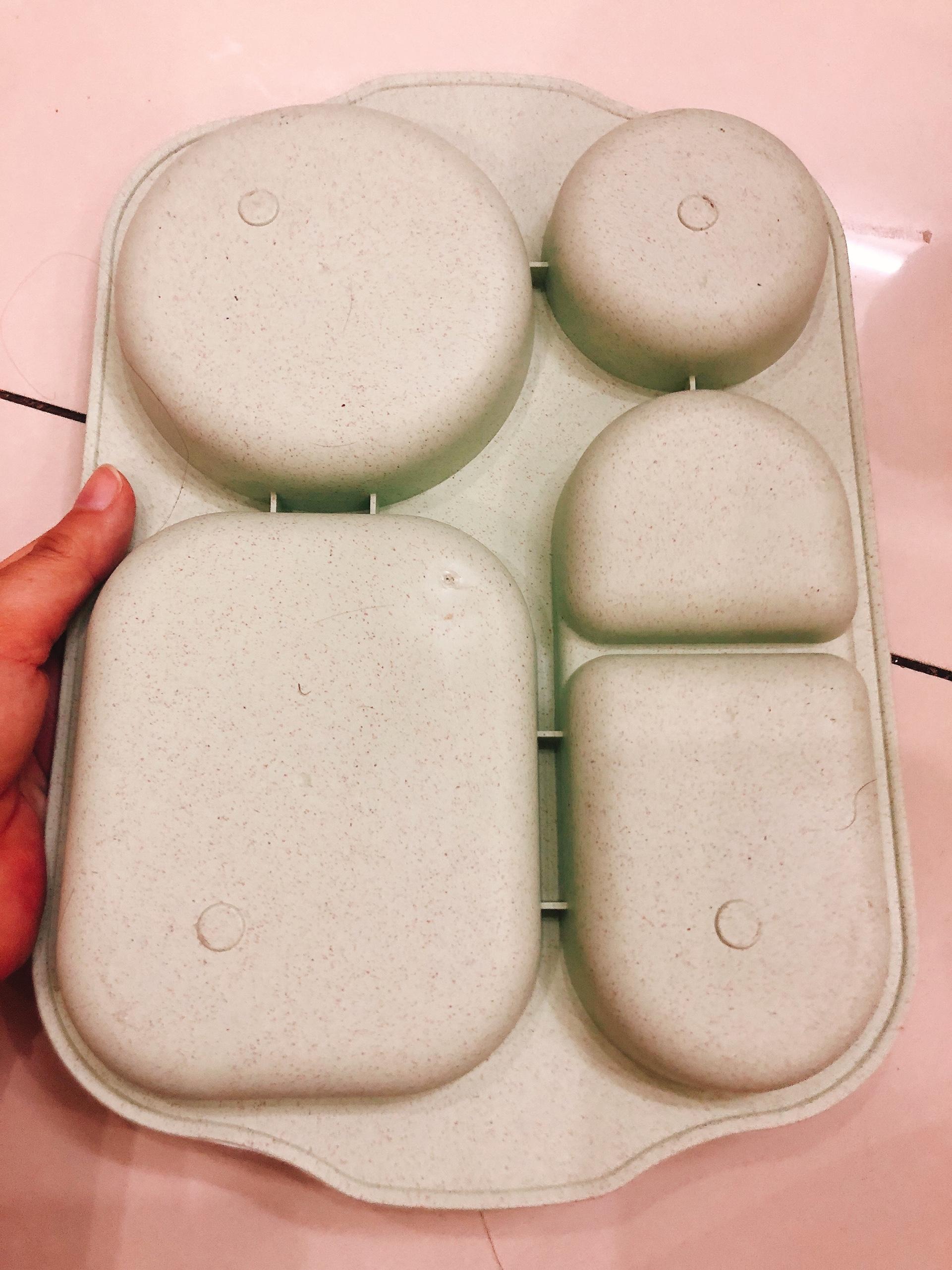 Bộ Khay Đựng Đồ Ăn 6 Món Bằng Lúa Mạch Dễ Thương, Tiện Dụng - Màu Giao Ngẫu Nhiên - Hàng Chất Lượng