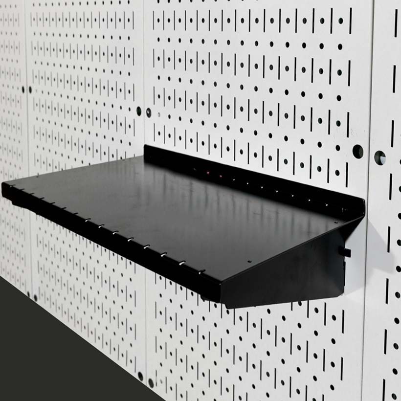 Bộ kệ đỡ 40 Pegboard - Giá treo bằng thép sơn tĩnh điện - Phụ kiện móc treo dụng cụ Pegboard