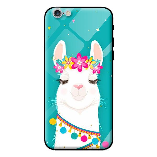 Ốp kính cường lực cho iPhone 6 mẫu cừu 3 - Hàng chính hãng