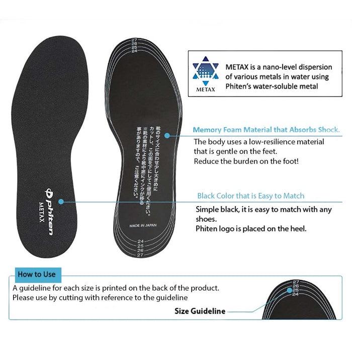 Lót giày thể thao Phiten insole cup type giảm sốc TI464003/TI464004/TI464005