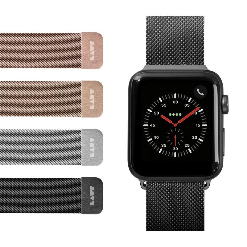 Dây Đeo dành cho Apple Watch Series 1/2/3/4/5/6/7/8/SE (38/40/41mm) LAUT Steel Loop - Hàng chính hãng