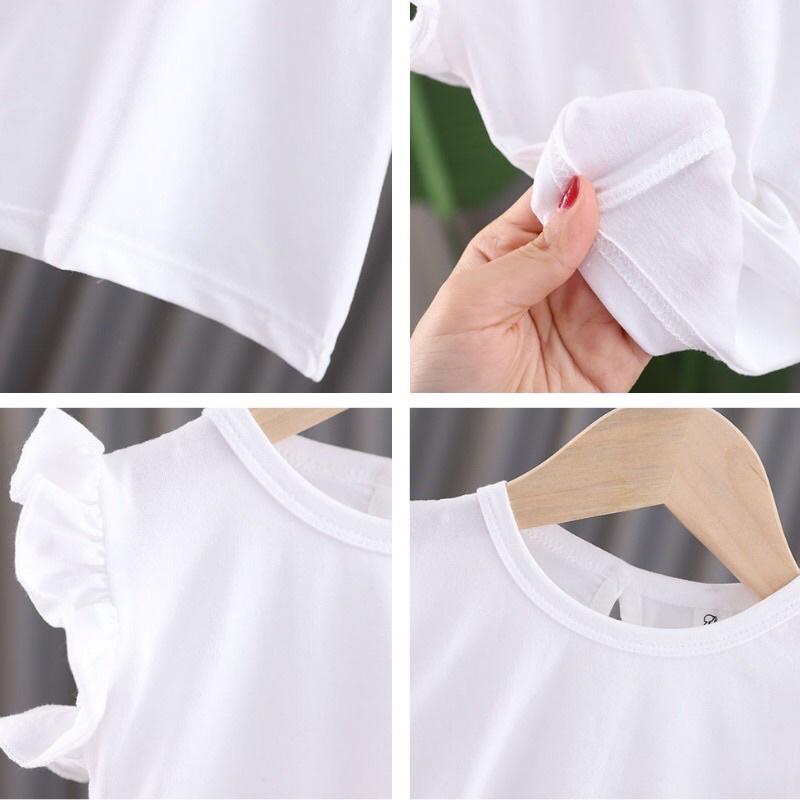 Sét Body Yếm kèm áo Lina Kids cho bé gái từ 5-14kg