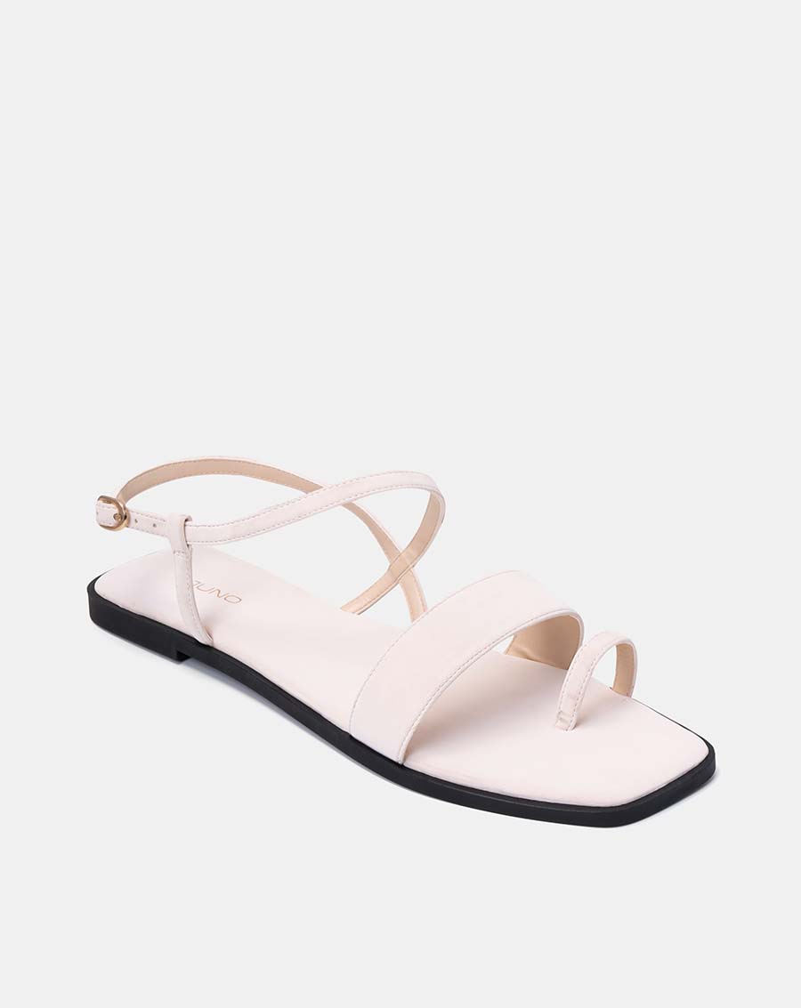 Giày Sandal Nữ 1cm Thời Trang JUNO Phối Quai Chéo SD01114