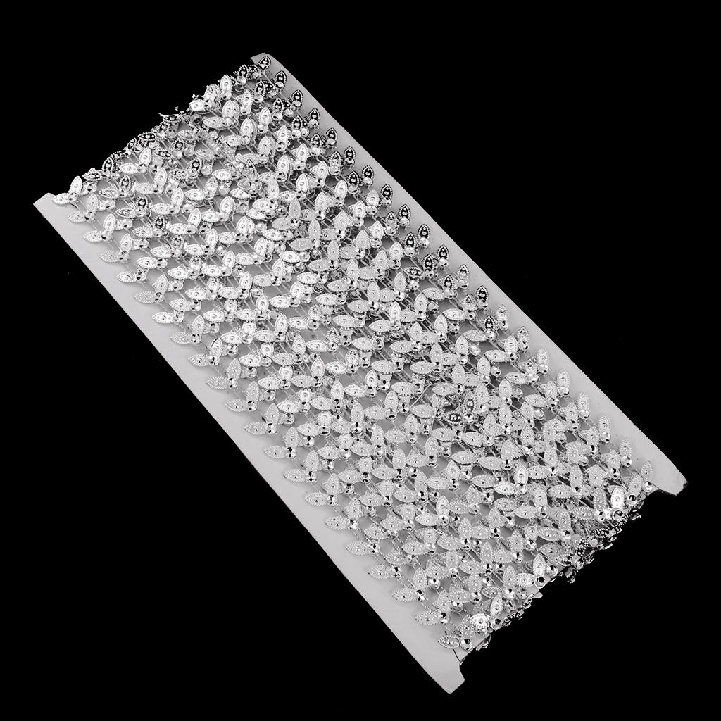 3 Miếng 9.1 Mét Pha Lê Đính Hạt Nơ Viền May Vá Thủ Công Tôn Dáng