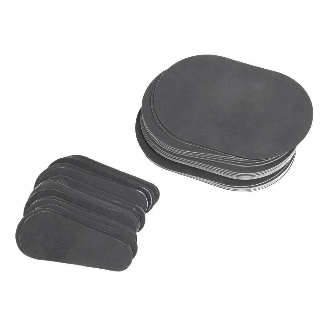 3X 80Pcs Exfoliator Pads Replacement Smooth Legs Arm Painless Away Hair Remover