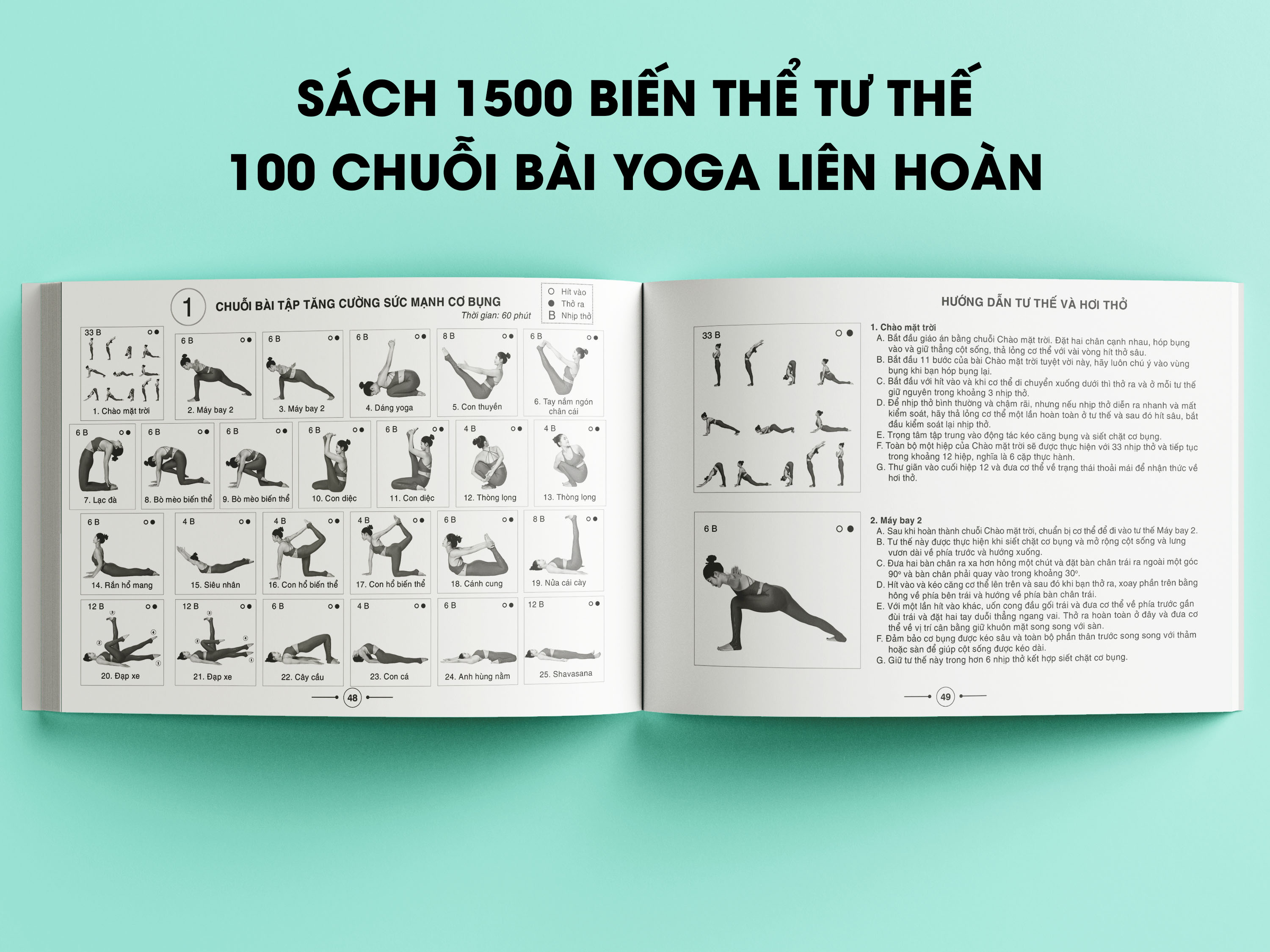 Bộ sách cho Giáo viên Yoga cơ bản: Hướng dẫn khởi động & 200 tư thế Yoga + Giáo án giảng dạy Yoga trị liệu + Hệ thống 1500 biến thể & 100 chuỗi bài Yoga liên hoàn + Những bài dẫn thiền hay dành cho giáo viên Yoga