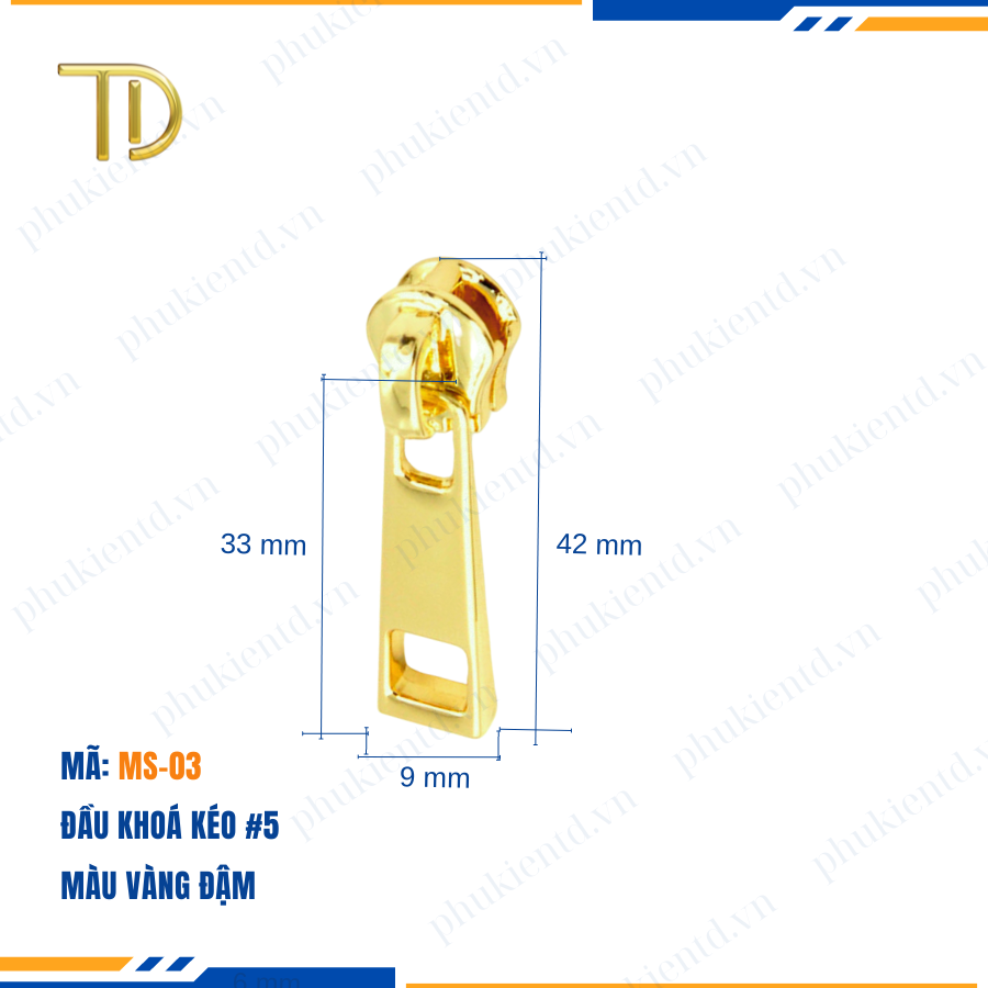 Đầu khóa kéo túi xách, đầu khóa kéo thay thế, đầu khóa kéo balo răng 5, Mạ điện độ bền 5-8 năm