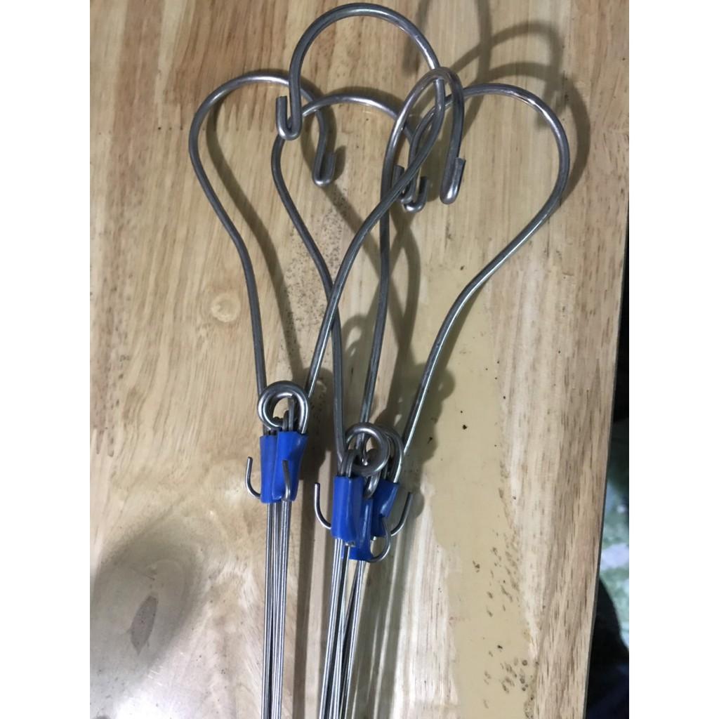 Combo 30 móc inox dài 70cm