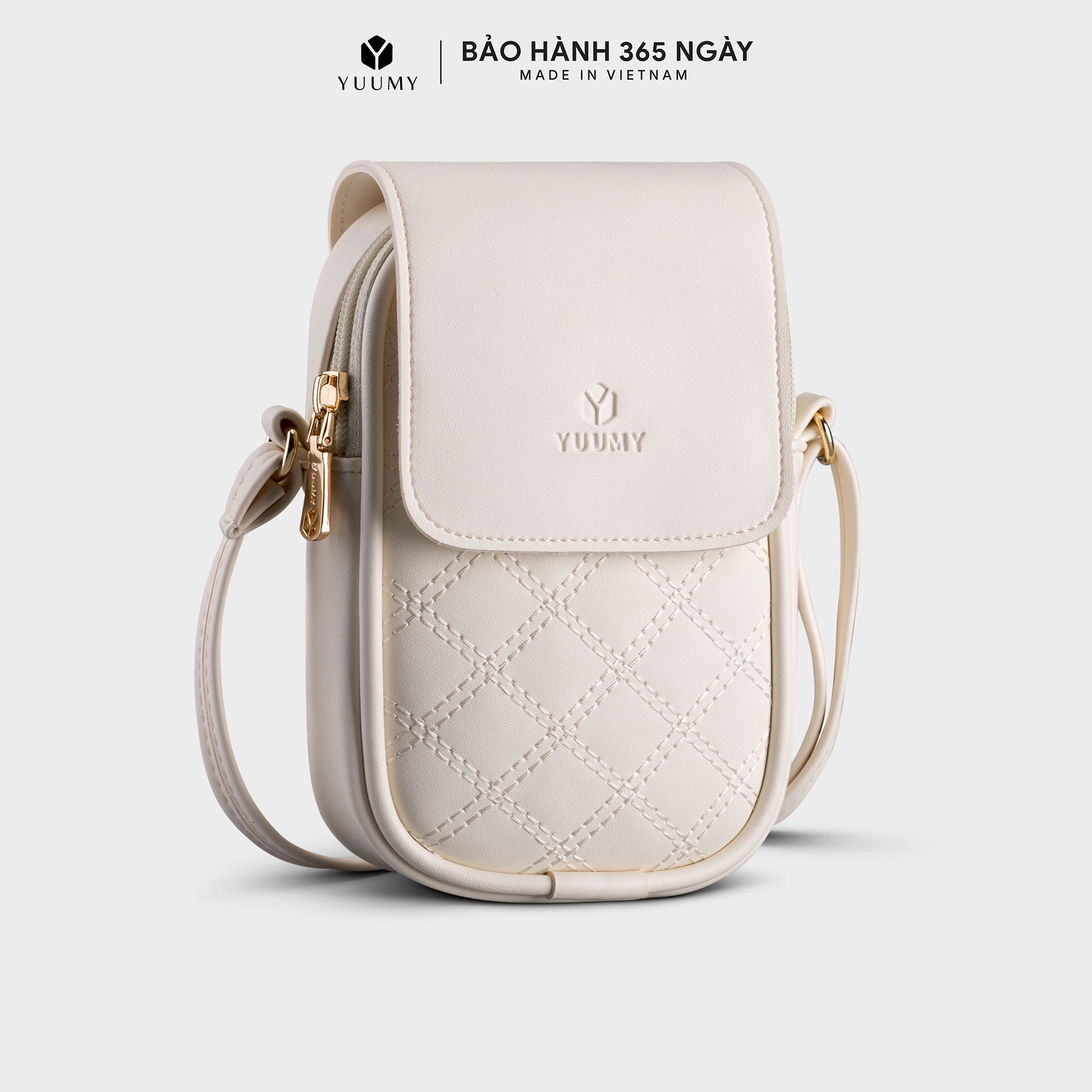 Túi Yuumy ( Thời trang nữ đi chơi size 11 - Túi đeo chéo da Seasand YN150 )