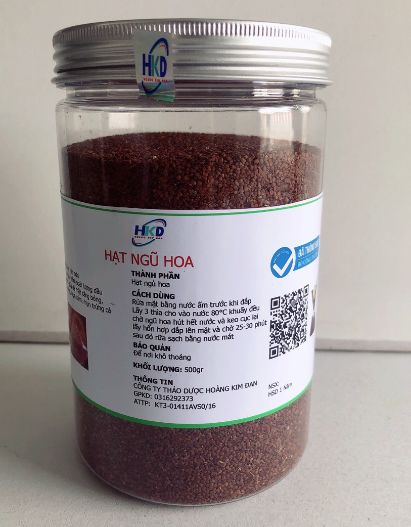 Hạt ngũ hoa - Hạt lịch (500gr)