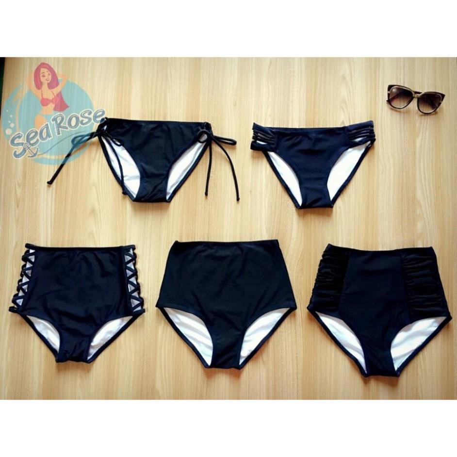 Quần lẻ bikini - Đen,Quần chip cột nơ