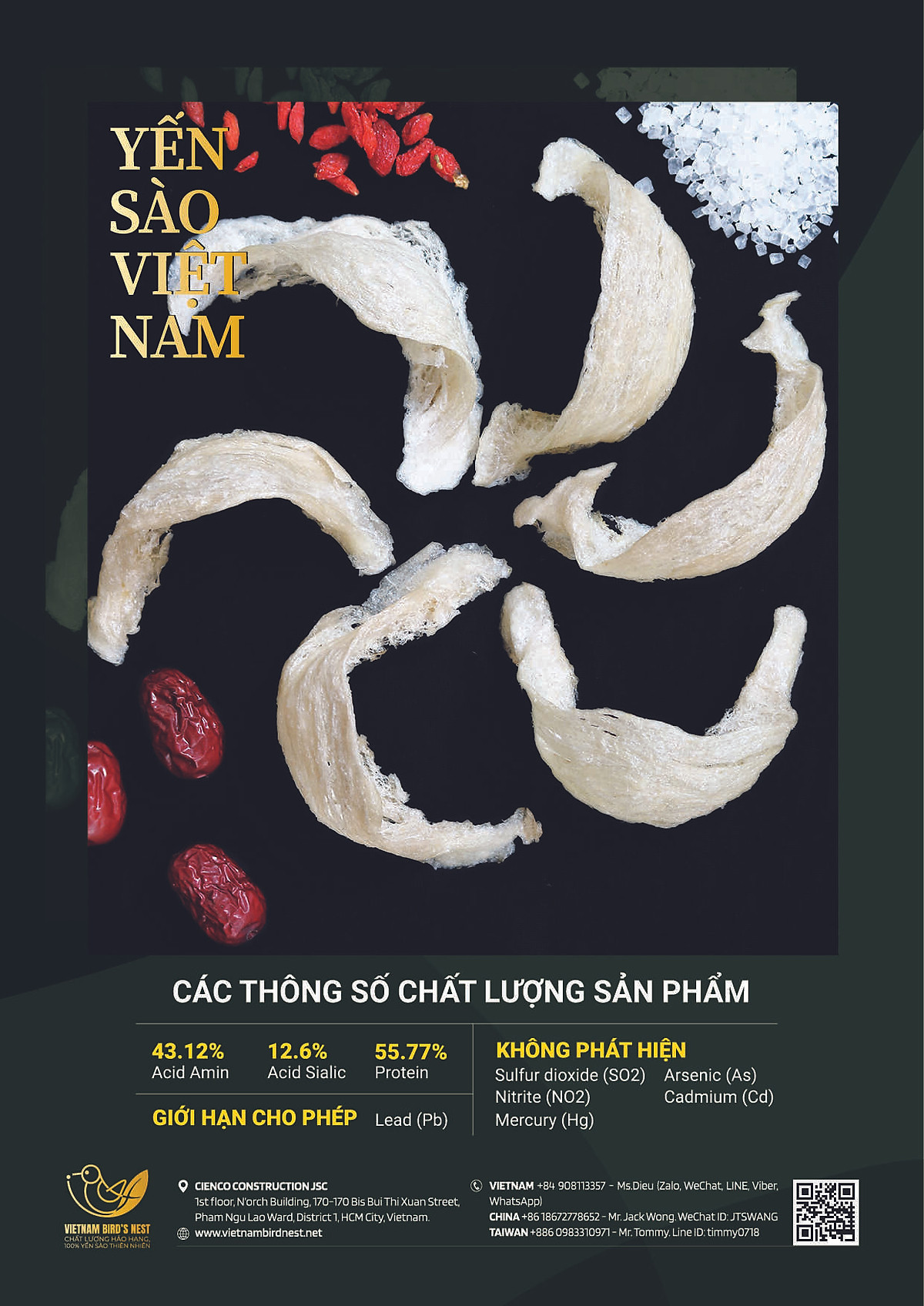 Tổ Yến Rút Lông Mẫu 1 - 50gram