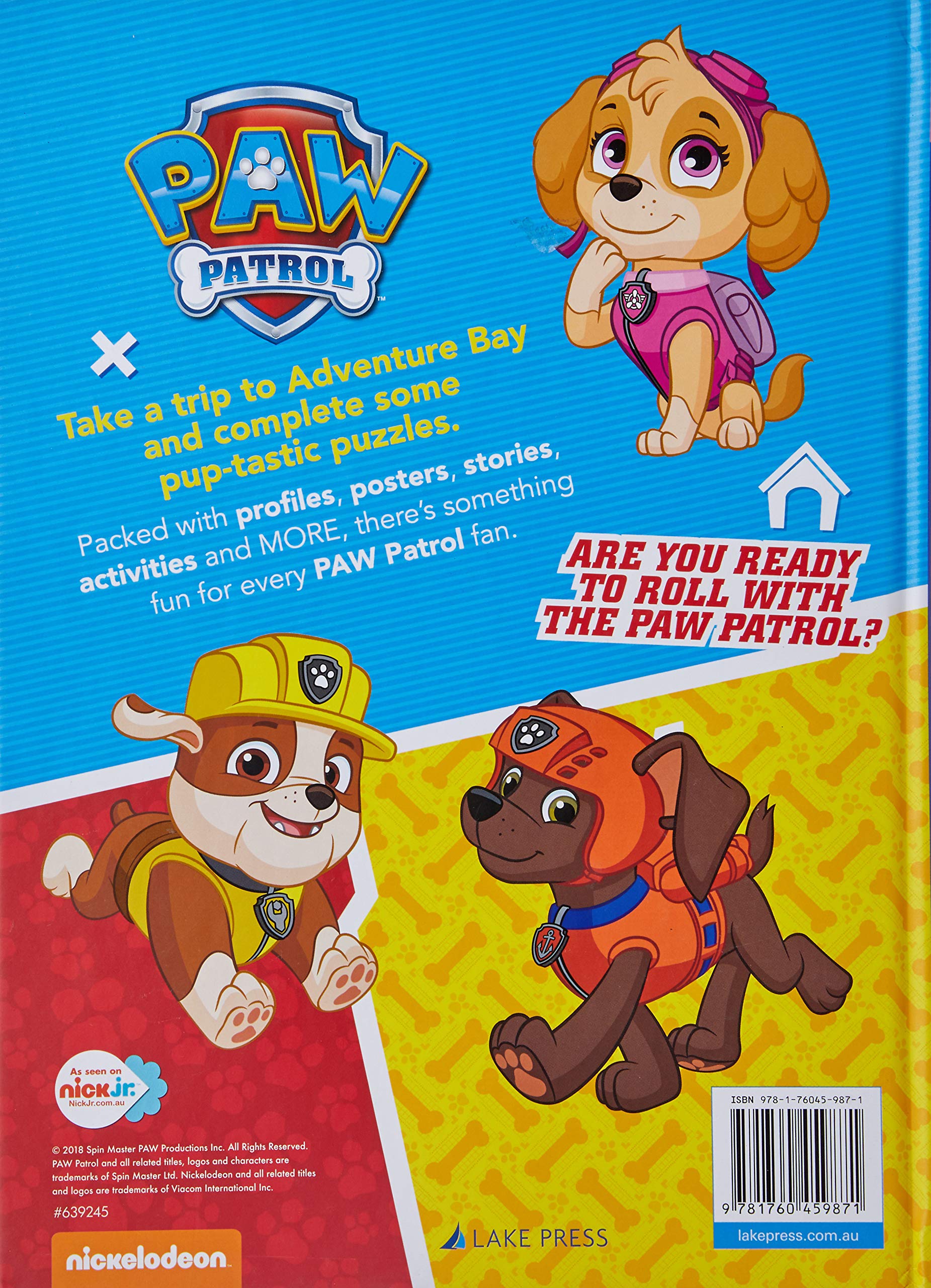 Paw Patrol Fun Book - Chú Chó Cứu Hộ