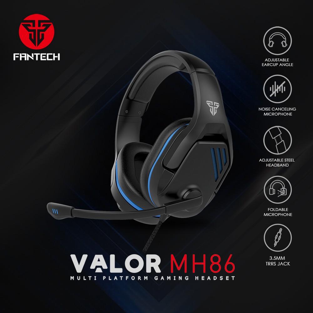 Tai Nghe Gaming Chụp Tai Có Dây Fantech MH86 Jack 3.5mm Chuyên Dùng Cho PC Mic chống ồn -HÀNG CHÍNH HÃNG