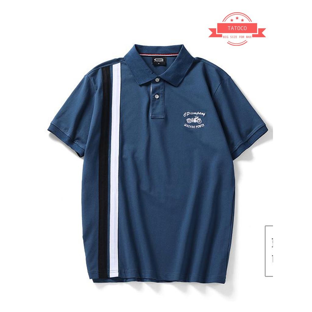 áo thun có cổ size lớn - áo polo big size 80-150kg ( hình thạt- hàng chất