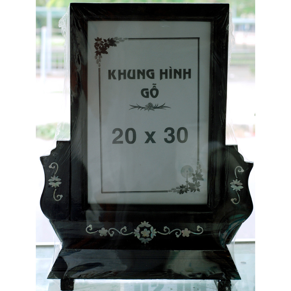 khung hình thờ gỗ 20 x 30