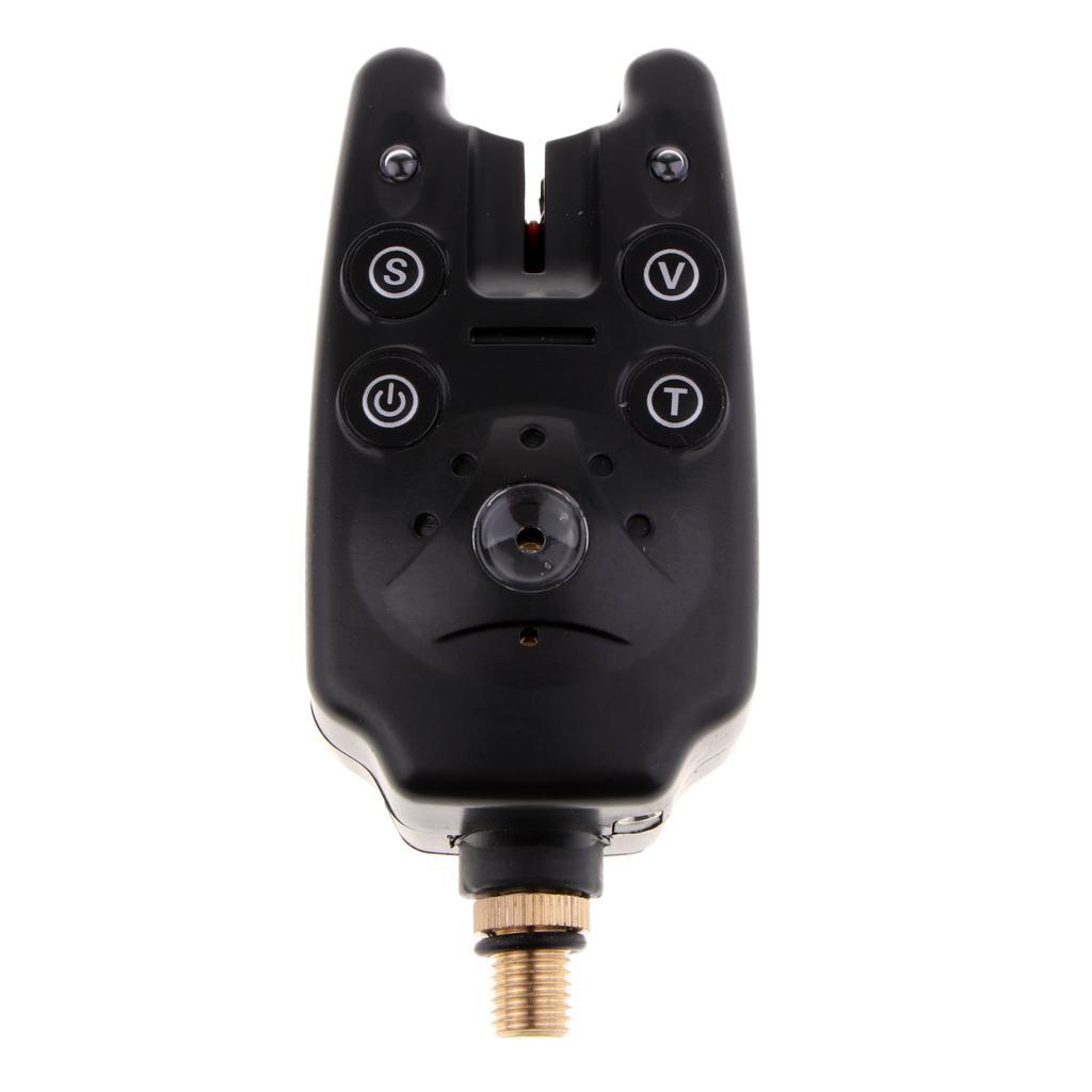 3pcs Fishing Electric Blue LED Light   Bite Sound  Bell Indicator