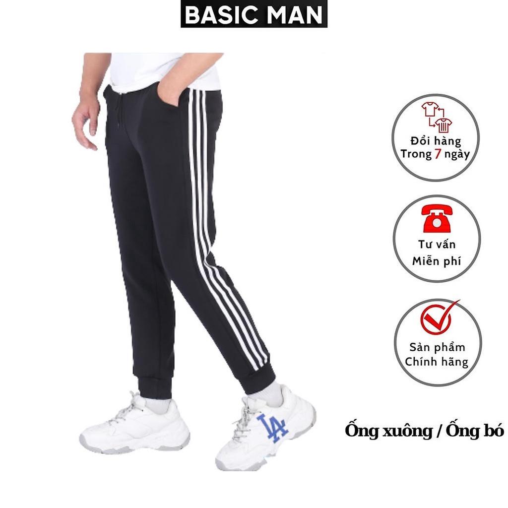 Combo 2 chiếc quần thể thao 3 sọc BASIC MAN dài - Q3S CB2