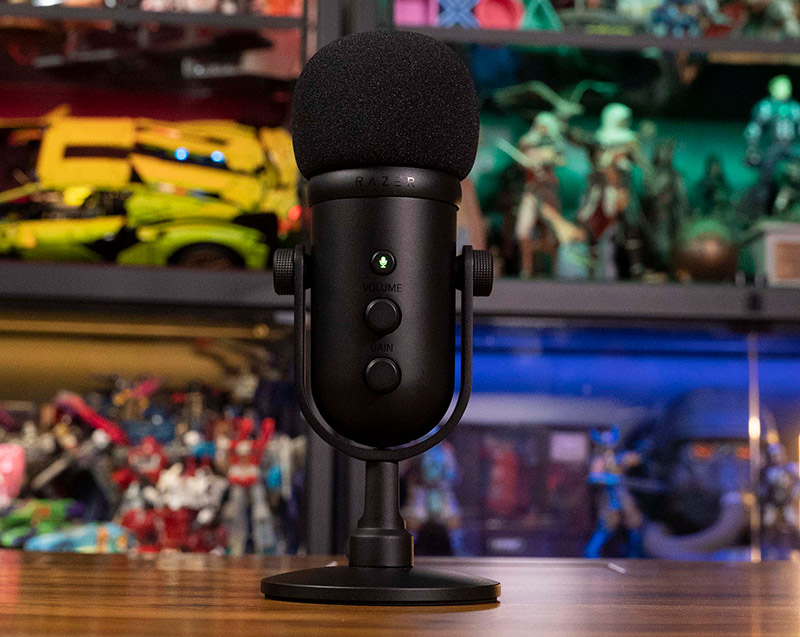 Thiết bị thu âm Razer Seiren V2 Pro-Professional Grade USB Microphone_Hàng chính hãng