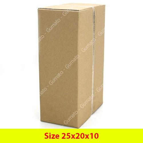 Hộp giấy, thùng carton size 25x20x10 giấy carton gói hàng Everest