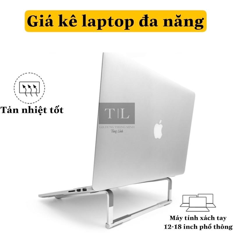 Kệ điện thoại, Ipad và thanh đỡ Laptop - có trượt, silicon đa điểm chống xước, hợp kim nhôm cao cấp