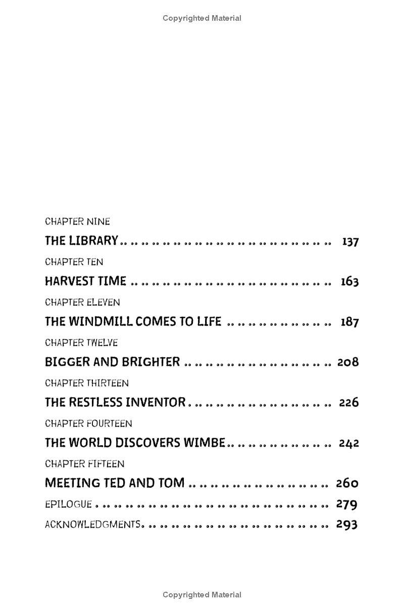 The Boy Who Harnessed the Wind