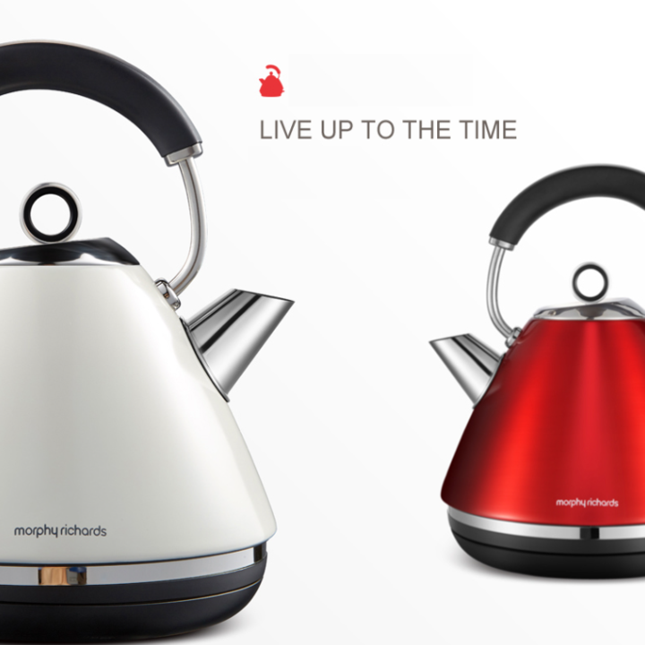 Ấm đun nước siêu tốc cao cấp Morphy Richards MR7456A 1.5L 1850W - Hàng Nhập Khẩu