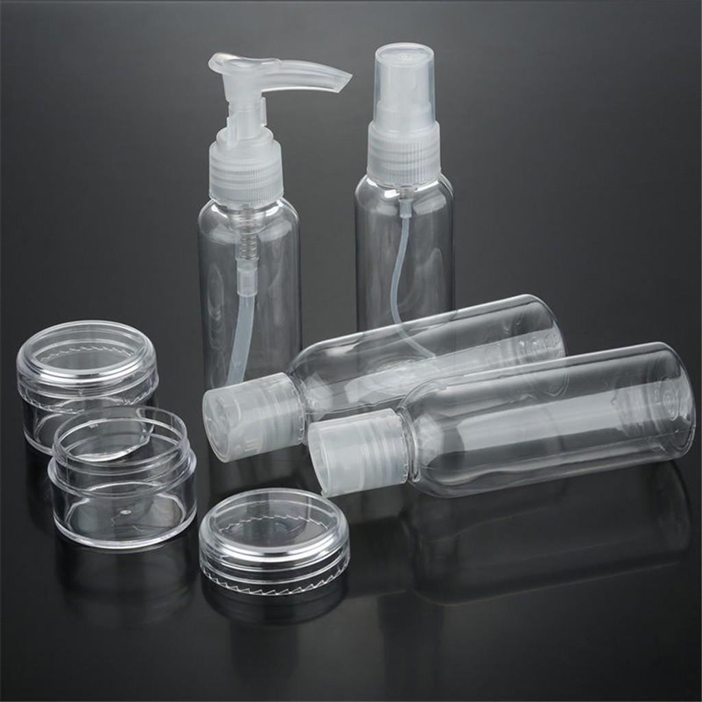 6Pcs Mini Empty Travel Wash Cosmetic Perfume Atomizing Spray Bottle Kit
