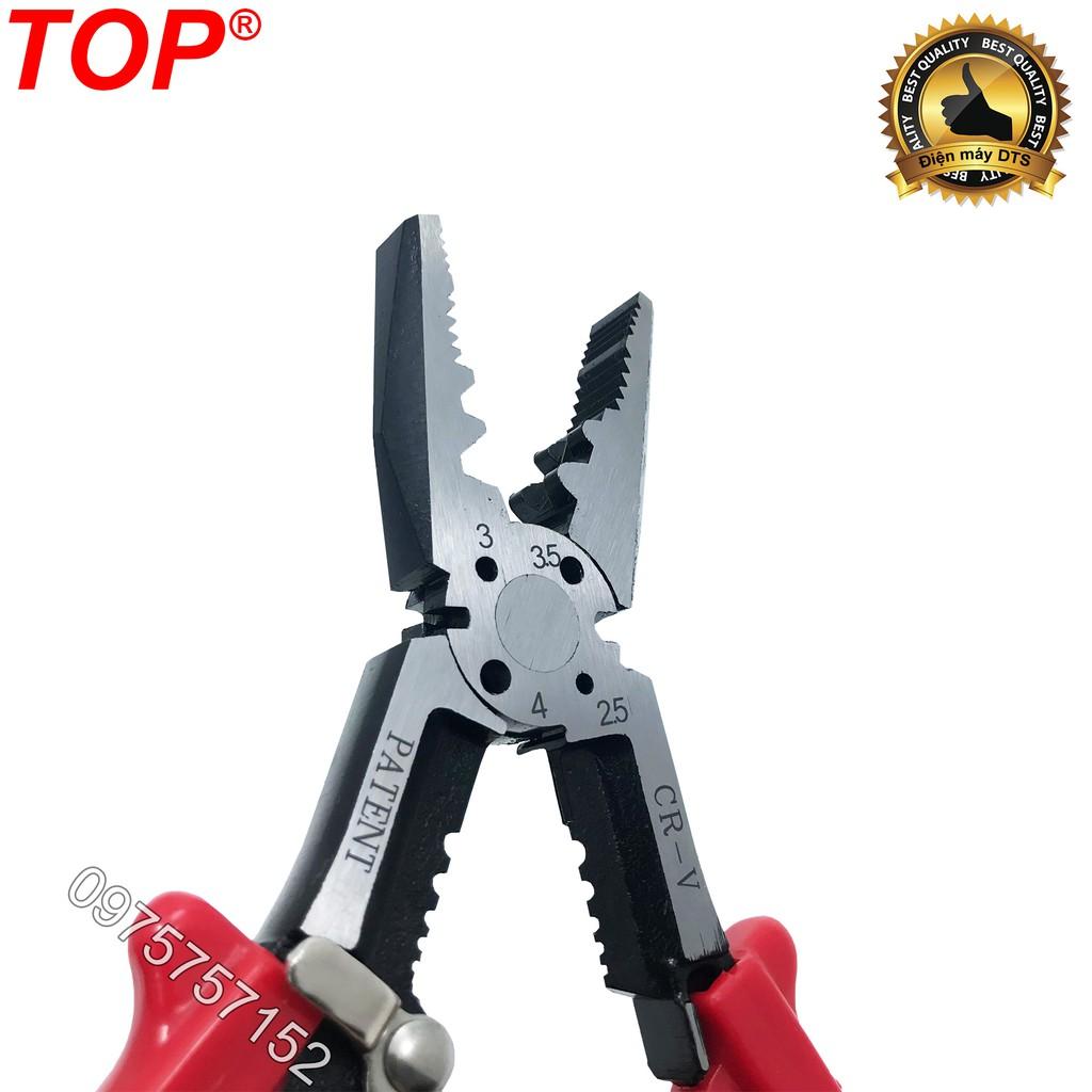 Kìm điện đa năng 8 inch - 200mm thép CR-V chính hãng TOP