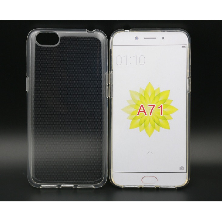 Ốp lưng silicon dẻo trong suốt siêu mỏng 0.6mm dành cho OPPO A71