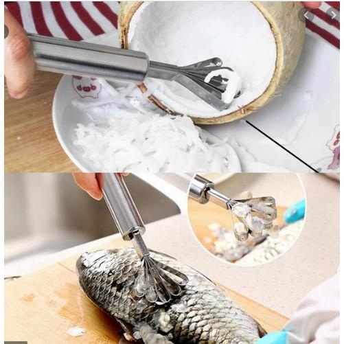 Dụng cụ đánh vẩy cá , nạo dừa , nạo cà rốt đa năng