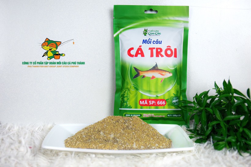 Bộ mồi Cá Trôi số 3. Hãng mồi câu cá Phú Thành