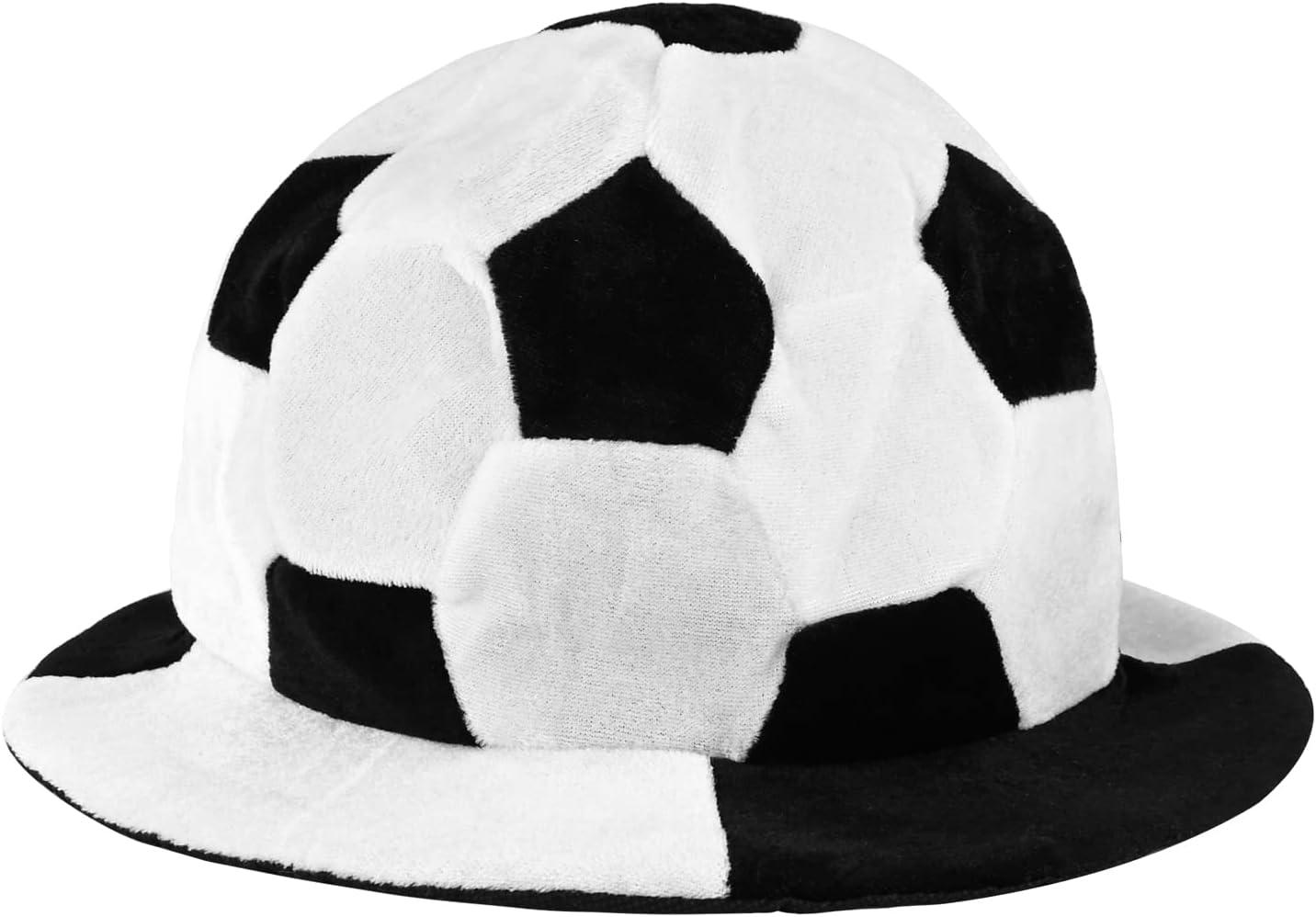Mũ Bóng Đá, Họa Tiết Đen Trắng Mũ Bóng Đá Người Hâm Mộ World Cup Mũ Lá Cờ Bóng Đá Cho Tiệc Thế Giới Trang Trí Bữa Tiệc Thể Thao Trẻ Em