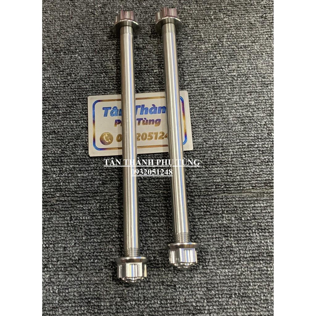 Cốt Inox kèm Tán đầu bích dành cho xe DREAM, WAVE