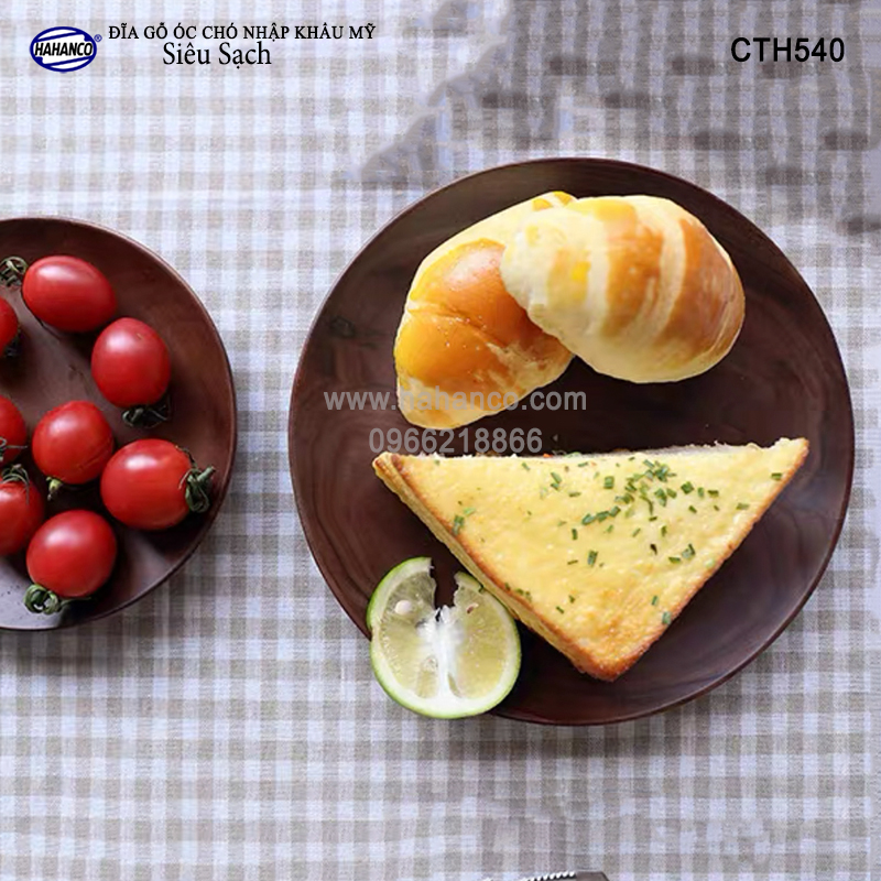 Đĩa Khay Gỗ Óc Chó hàng Xuất Khẩu - đựng đồ ăn/trang trí - đĩa bánh mì/trái cây/ bít tết/ pizza/ phụ kiện chụp ảnh, bày món ăn trong nhà hàng - Sang trọng trên bàn ăn
